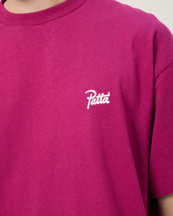 Script Logo Tee | Boysenberry