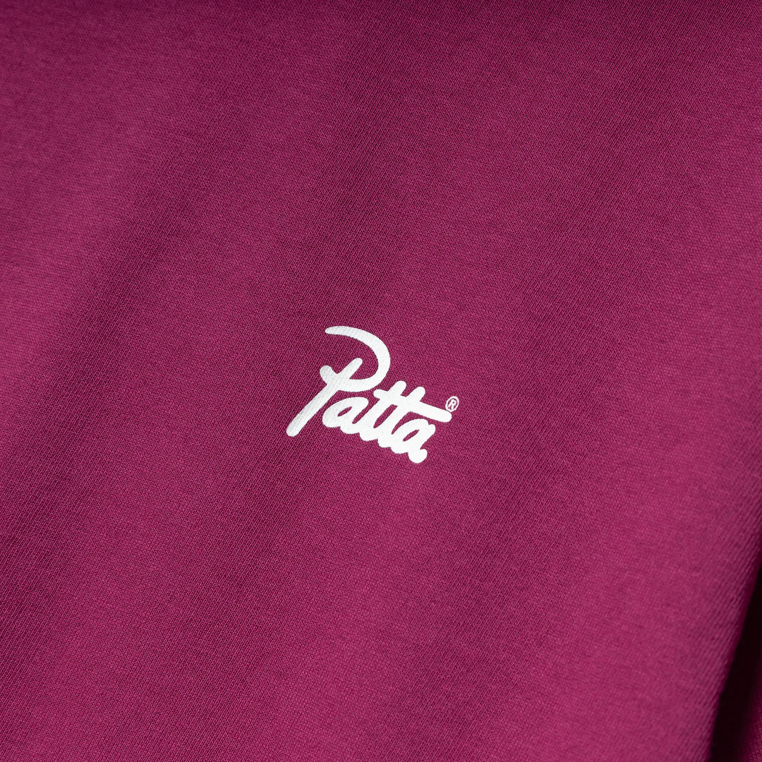 Script Logo Tee | Boysenberry