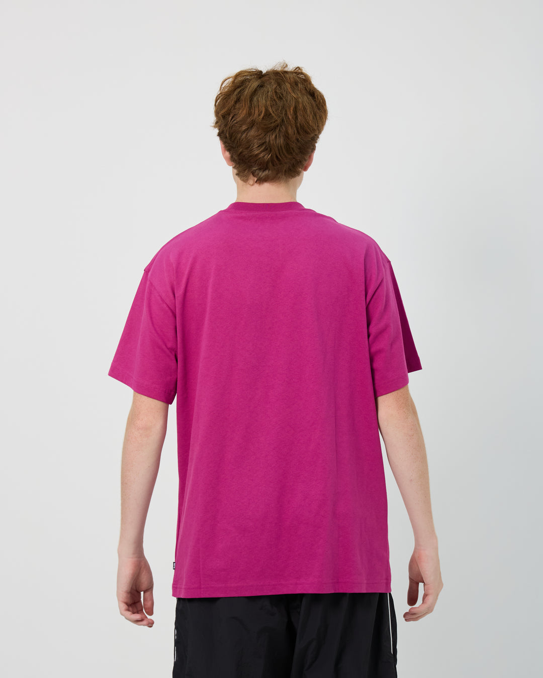 Script Logo Tee | Boysenberry