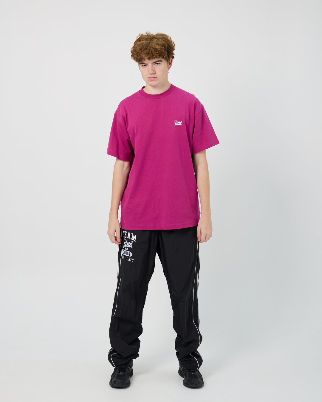 Script Logo Tee | Boysenberry