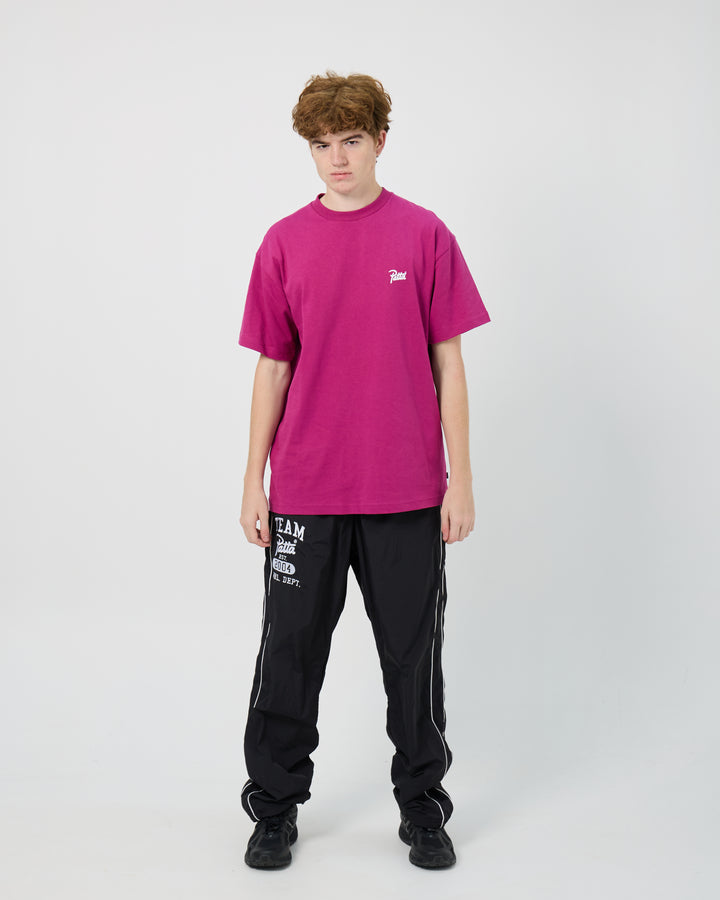 Script Logo Tee | Boysenberry