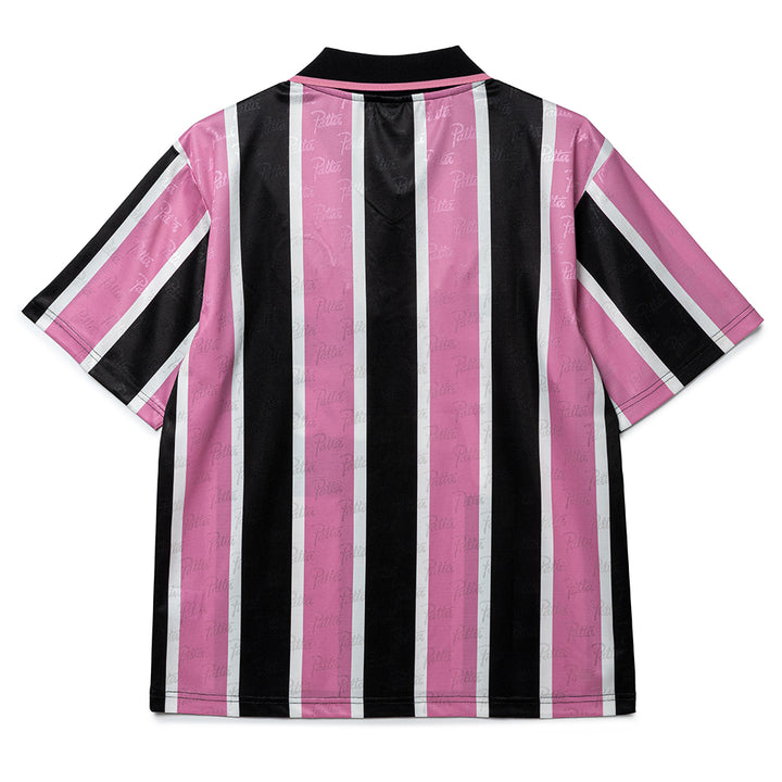 Patta Stripe Football Jersey | Begonia Pink