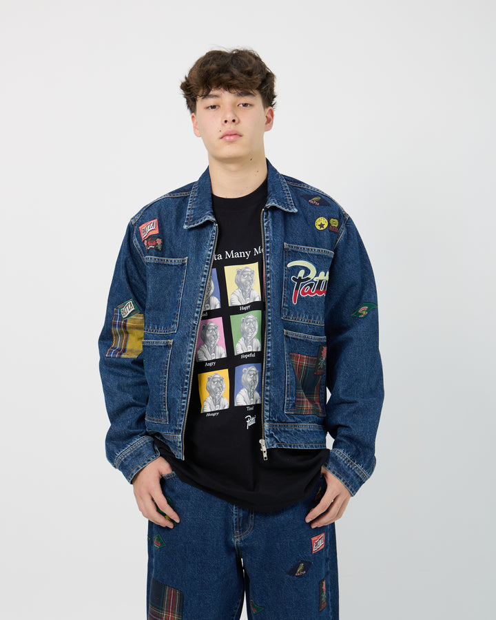 Whole Lotta Labels Denim Jacket | Light Blue Denim