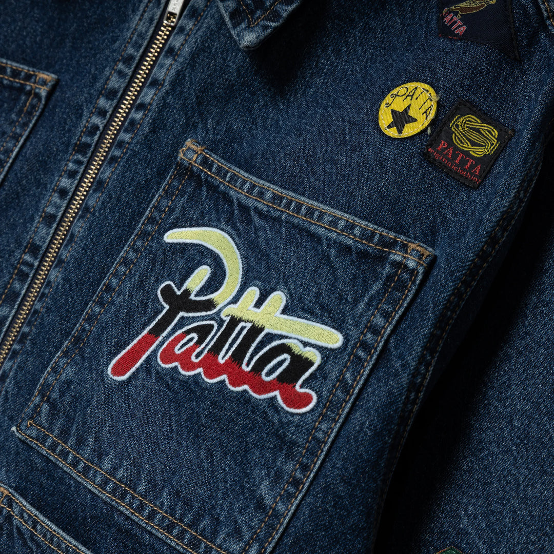 Whole Lotta Labels Denim Jacket | Light Blue Denim