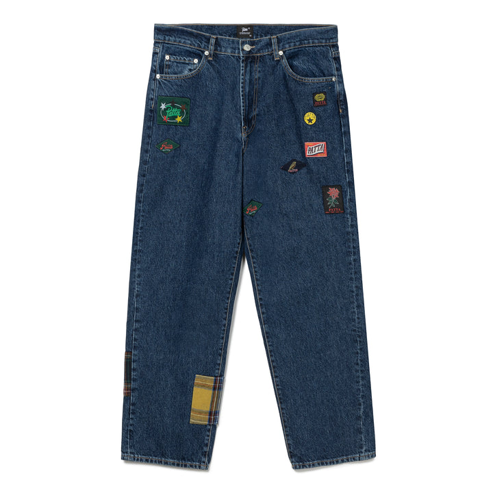 Whole Lotta Labels Denim Pants | Blue Denim