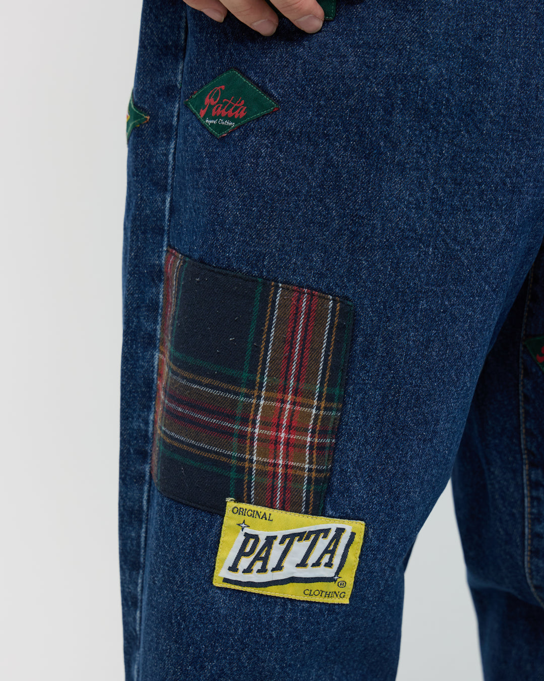 Whole Lotta Labels Denim Pants | Blue Denim