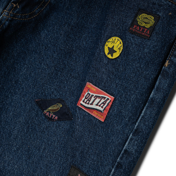 Whole Lotta Labels Denim Pants | Blue Denim