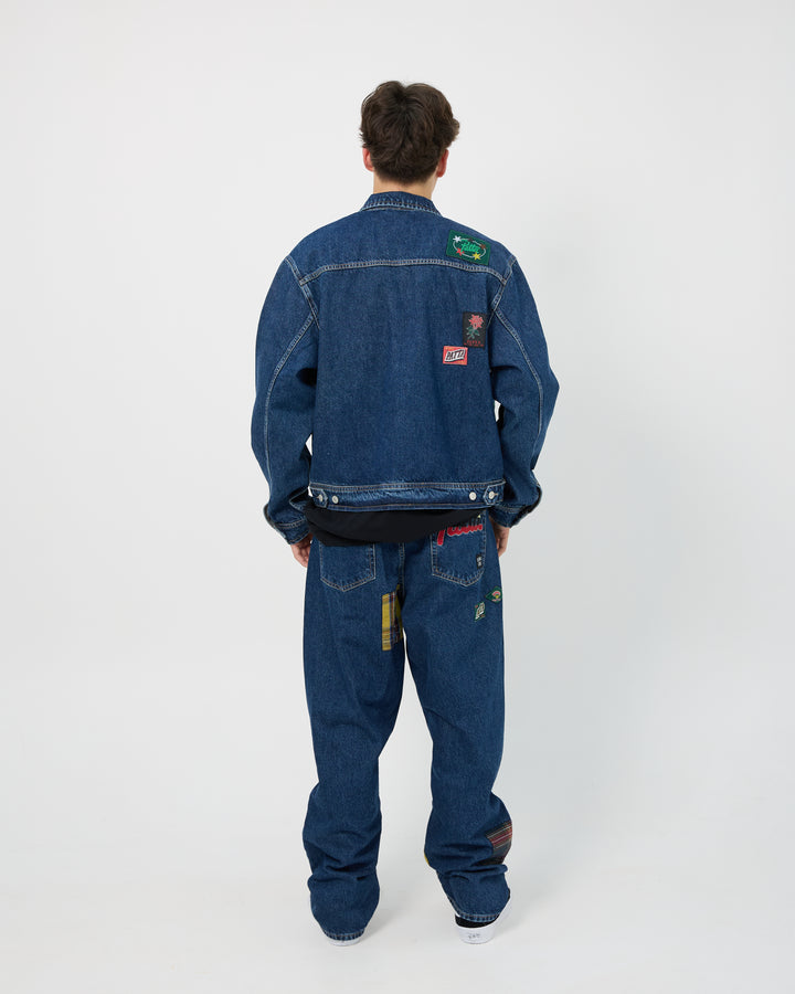 Whole Lotta Labels Denim Pants | Blue Denim