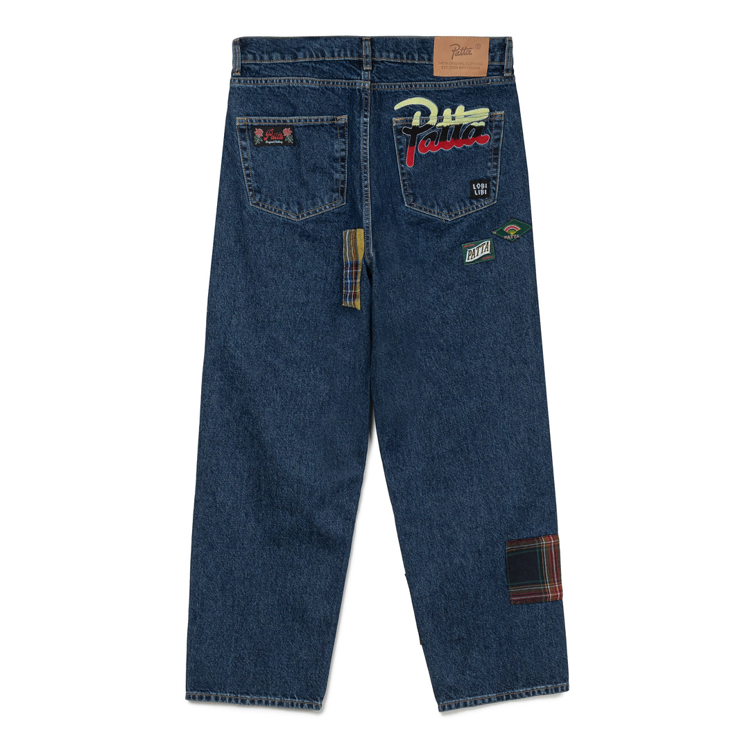 Whole Lotta Labels Denim Pants | Blue Denim