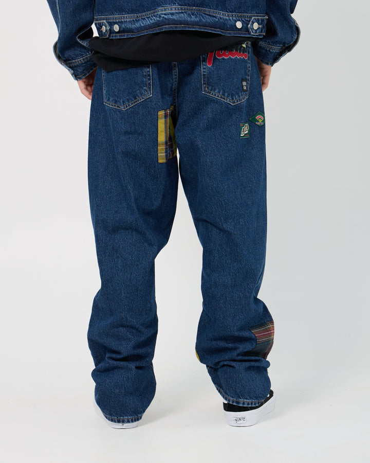 Whole Lotta Labels Denim Pants | Blue Denim