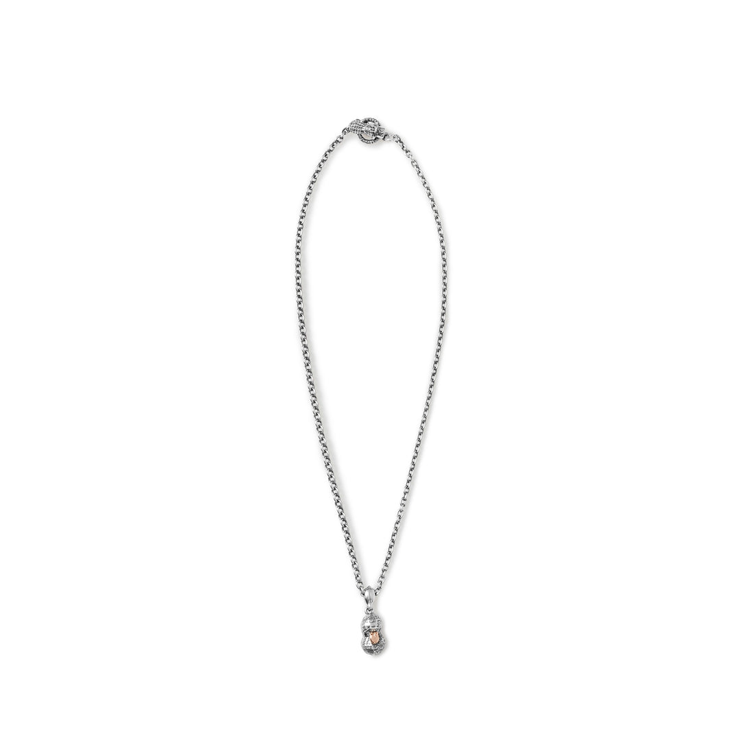 Bero Tatoo Peanuts Chain (Round) | Silver Rose Gold