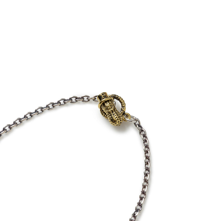 Bero Tatoo Peanuts Chain (Round) | Brass Silver