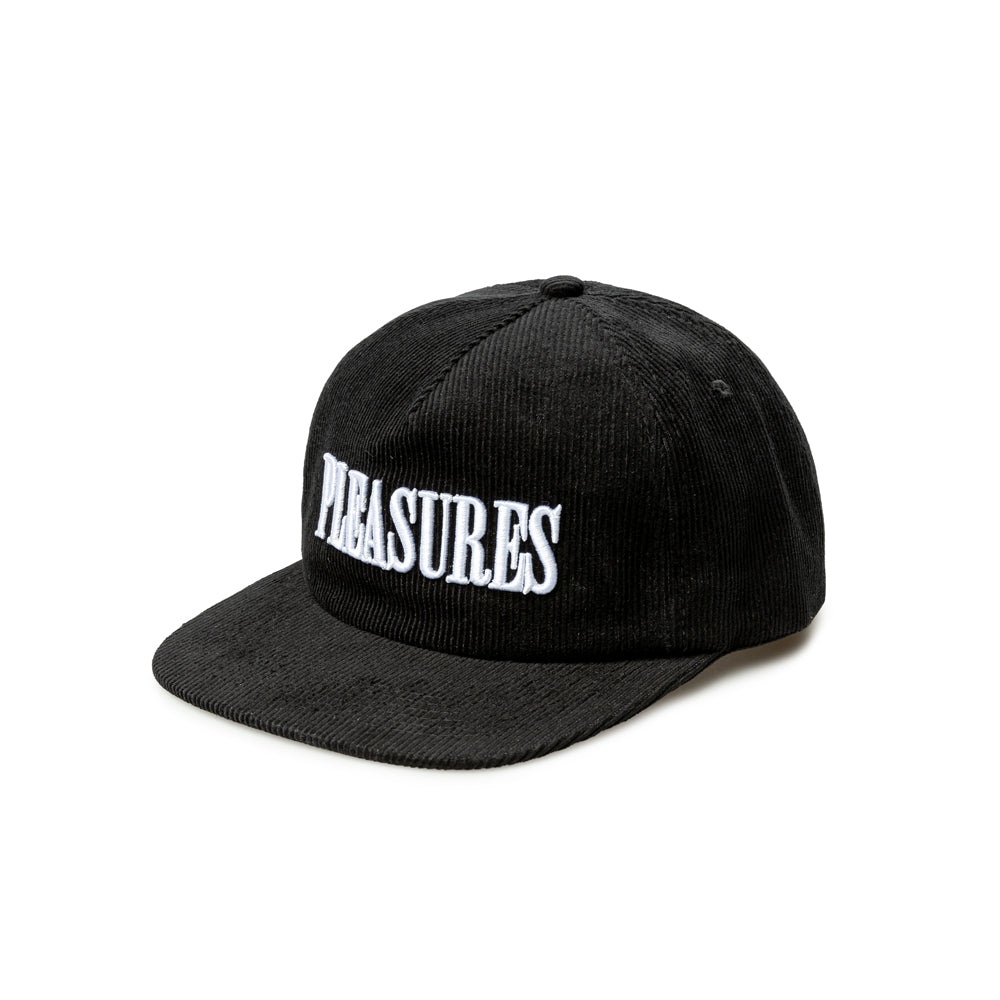 Onyx Corduroy Snapback | Black