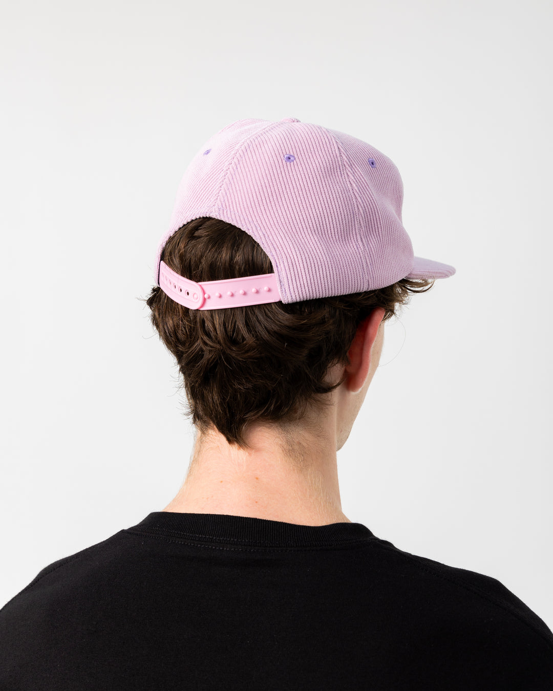 Onyx Corduroy Snapback | Lavender