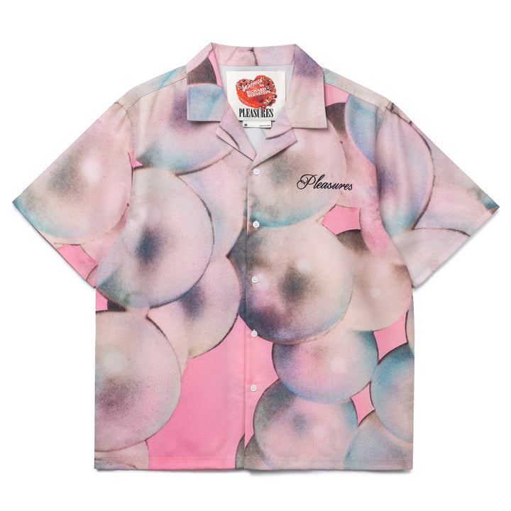 Pearl Button Up Shirt | Pink