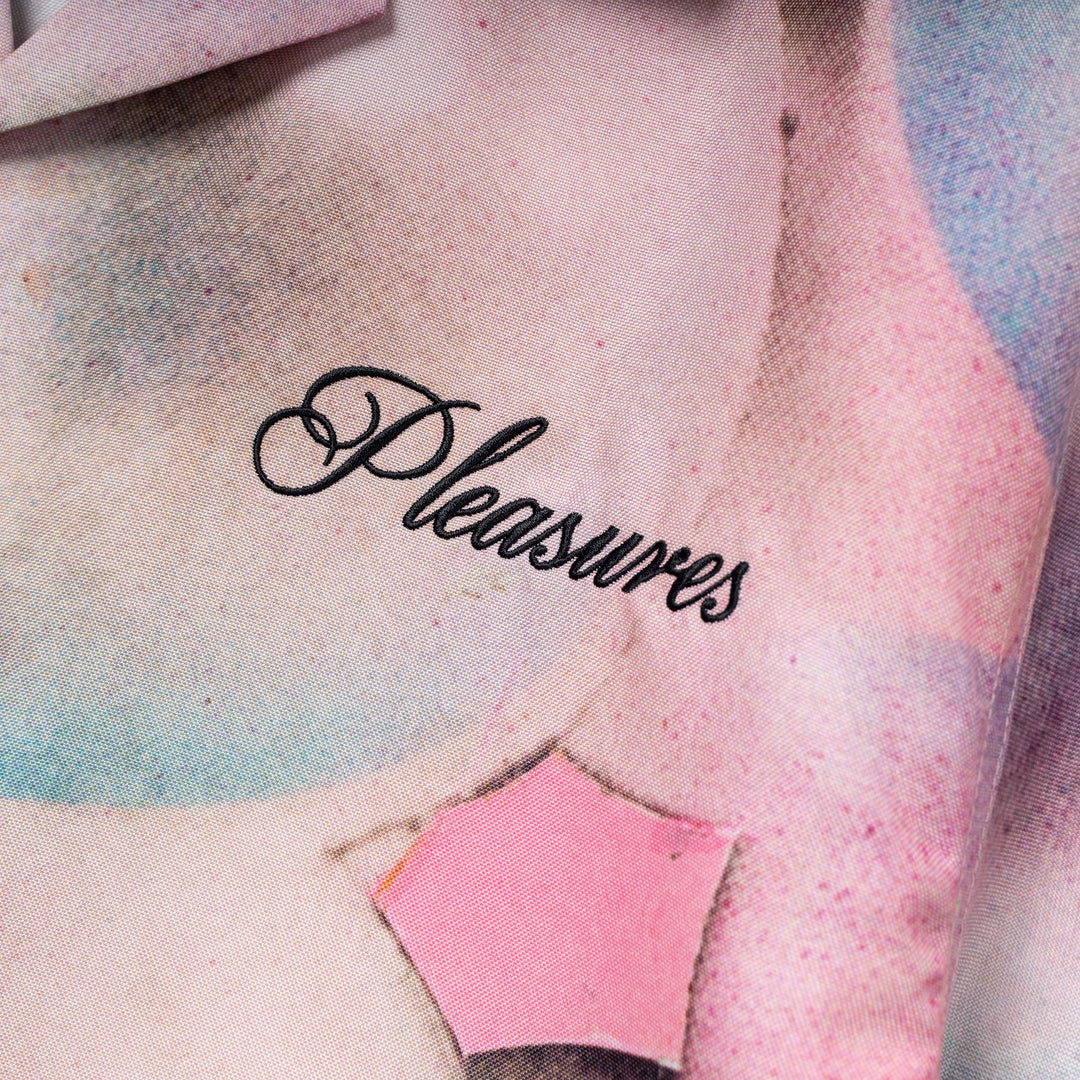 Pearl Button Up Shirt | Pink