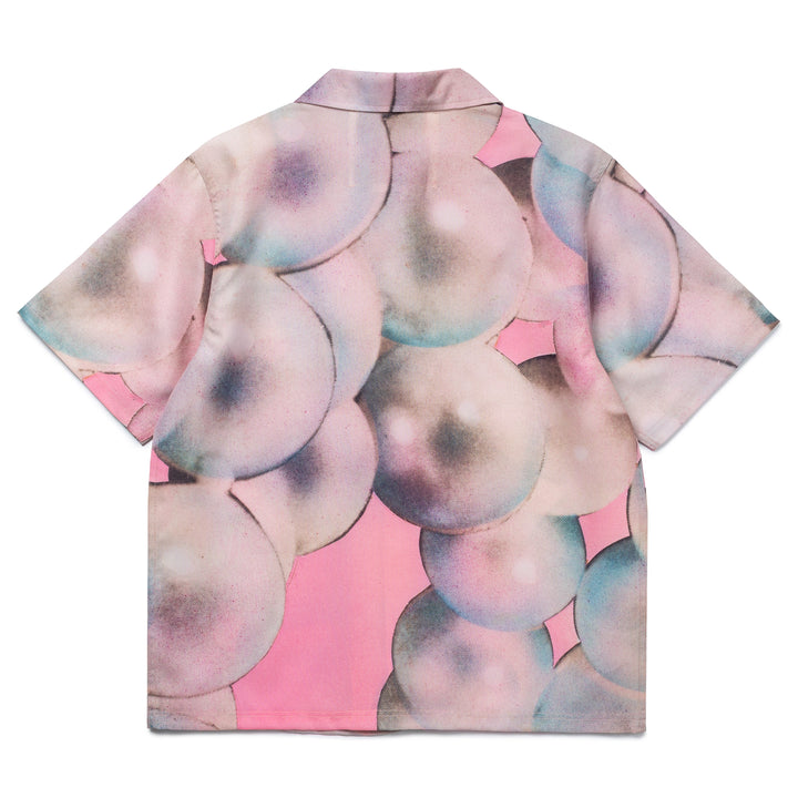 Pearl Button Up Shirt | Pink