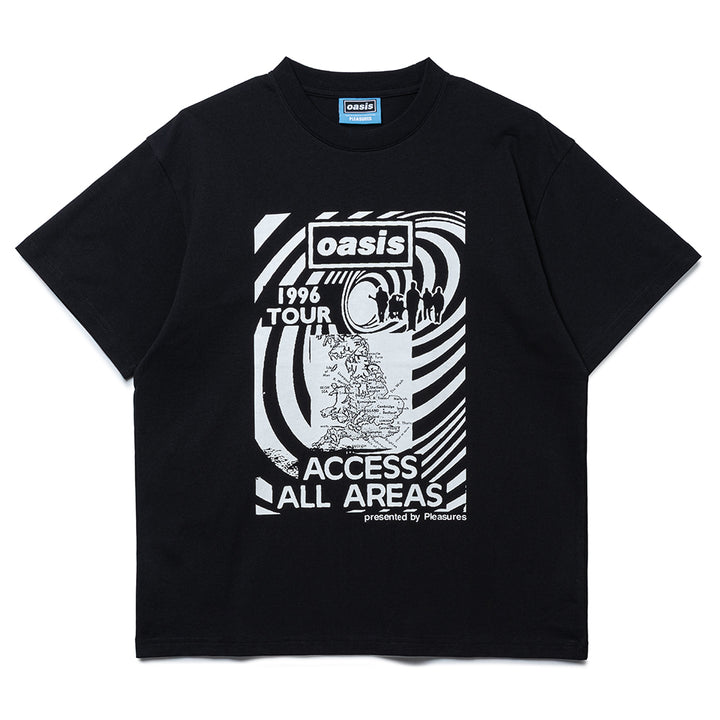 Pleasures x Oasis All Access Tee | Black