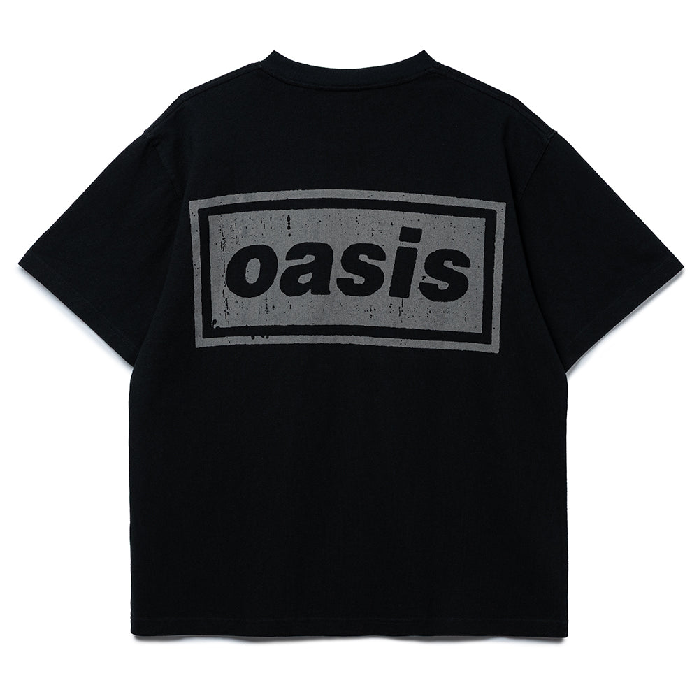 Pleasures x Oasis Definitely Heavyweight Tee | Faded Black