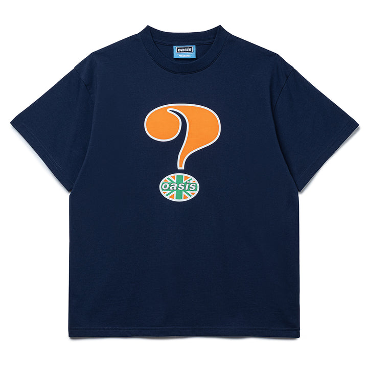 Pleasures x Oasis Question Mark Tee | Navy