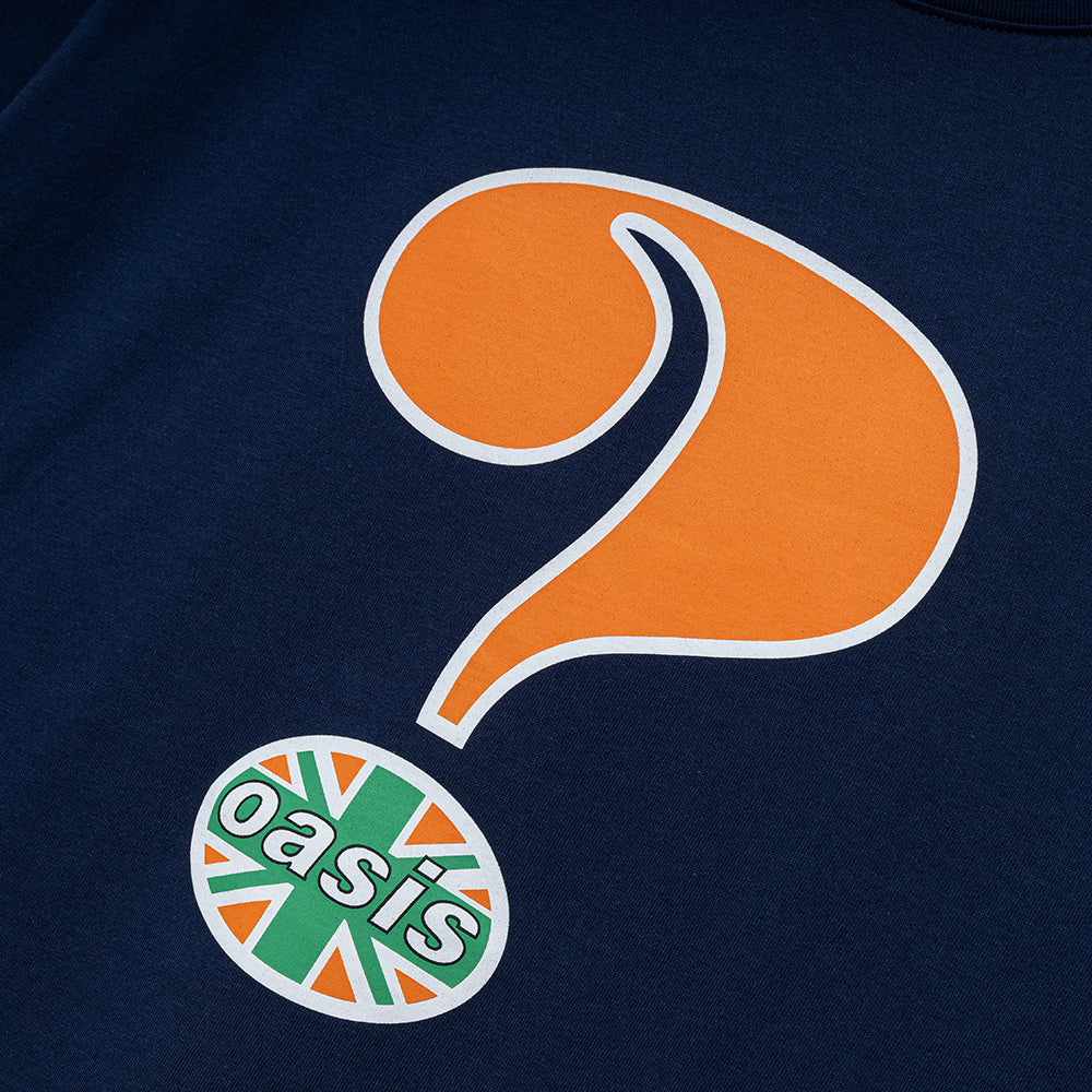 Pleasures x Oasis Question Mark Tee | Navy