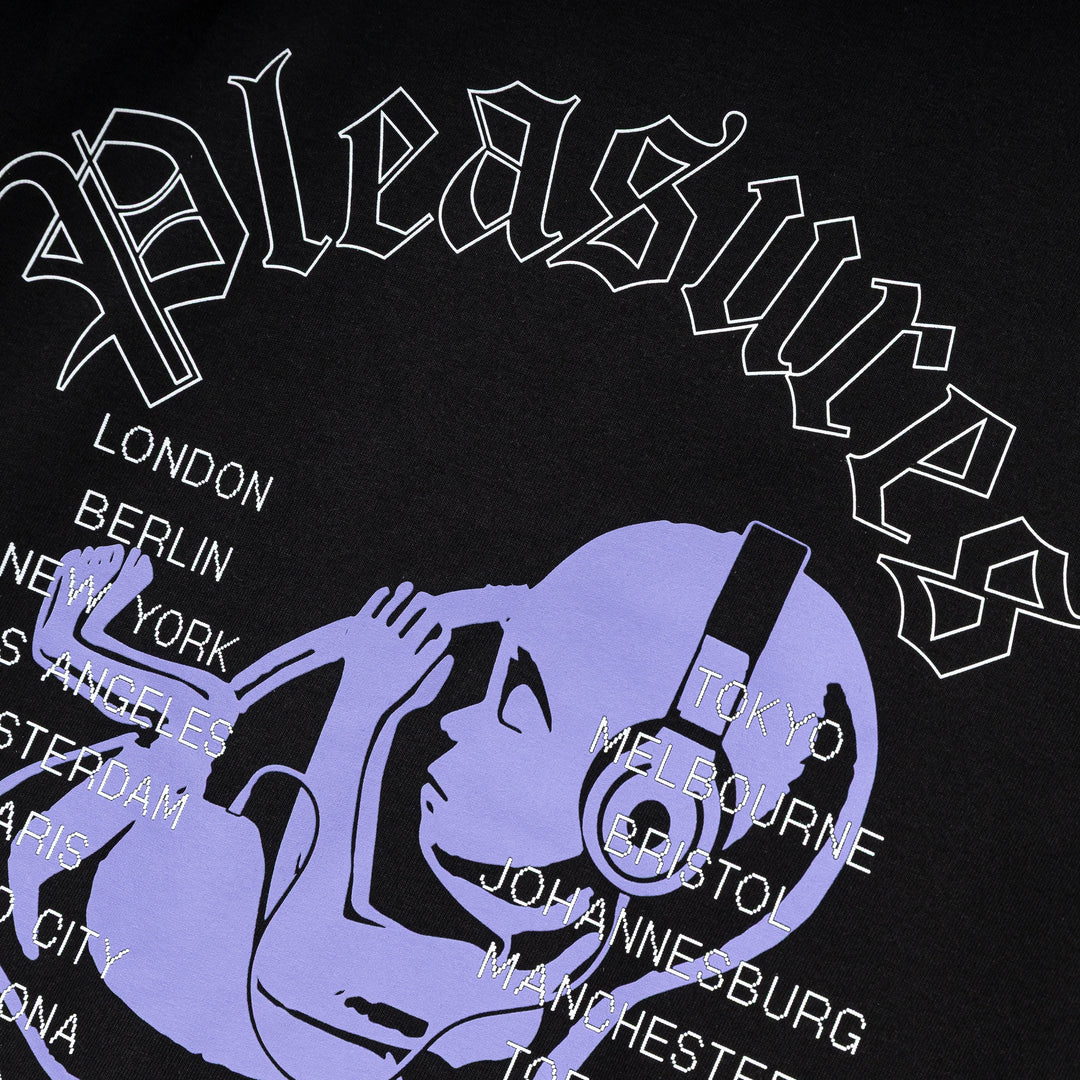 Pleasures x Boiler Room Headphone Tee | Black