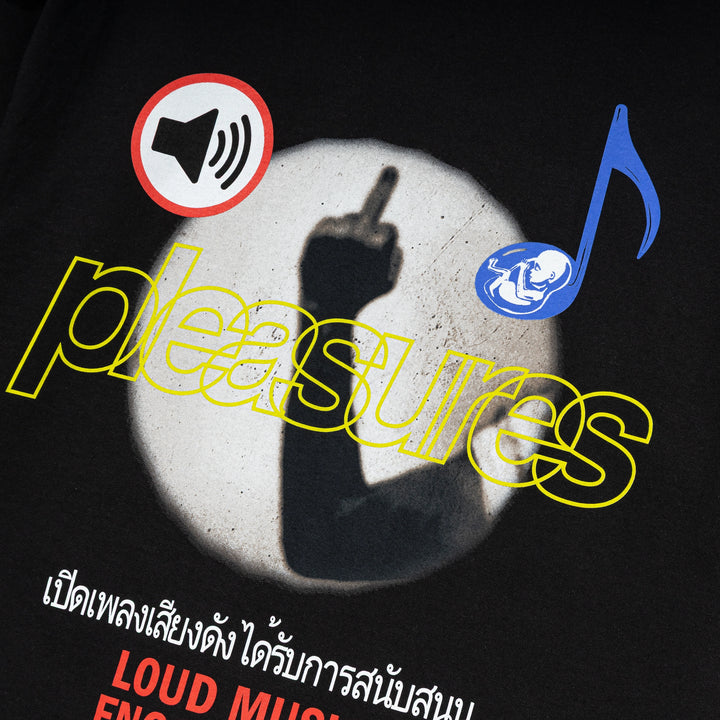 Pleasures x Boiler Room Loud Music Tee | Black