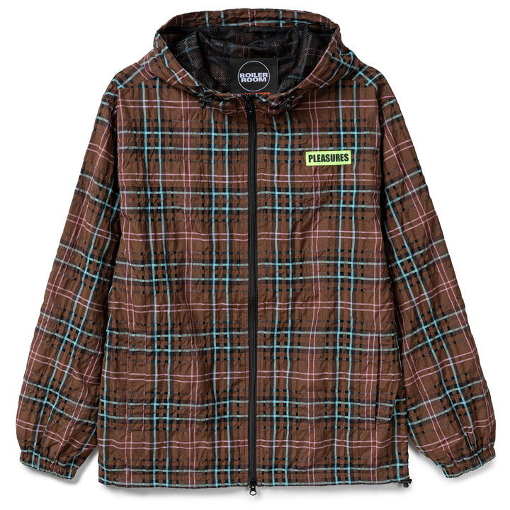Pleasures x Boiler Room Practice Hooded Jacket | Brown
