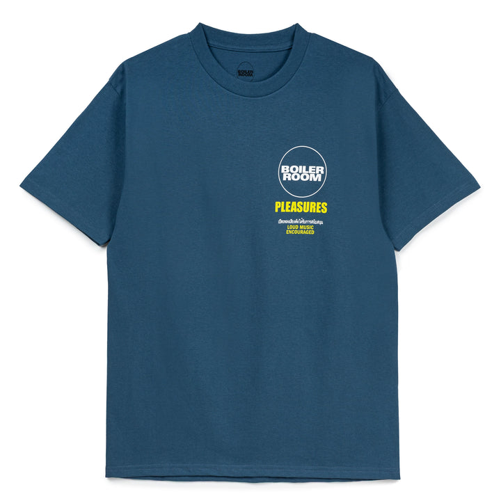 Pleasures x Boiler Room Turntable Tee | Blue