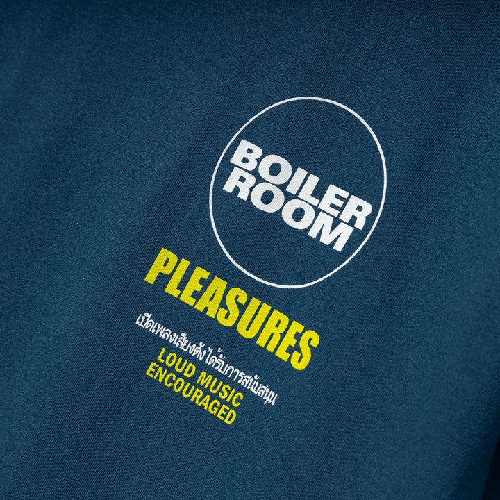 Pleasures x Boiler Room Turntable Tee | Blue