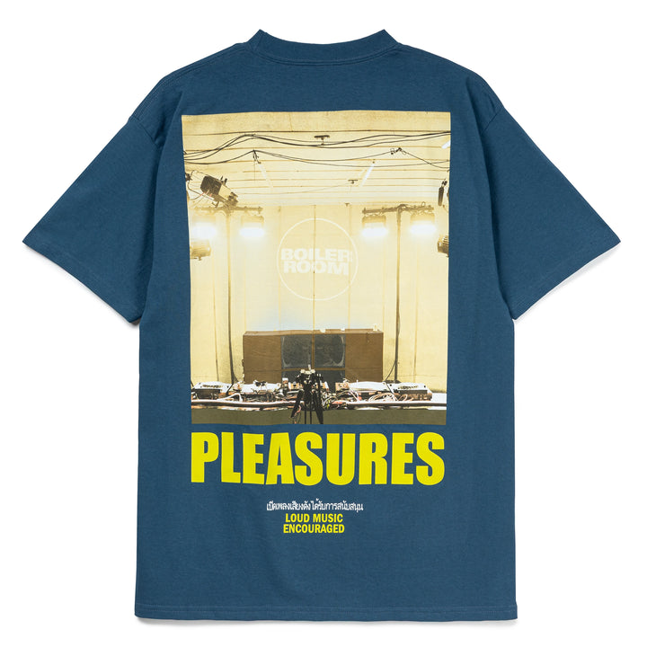 Pleasures x Boiler Room Turntable Tee | Blue