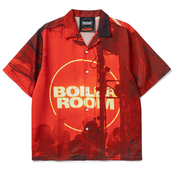 Pleasures x Boiler Venue Button Up | Red