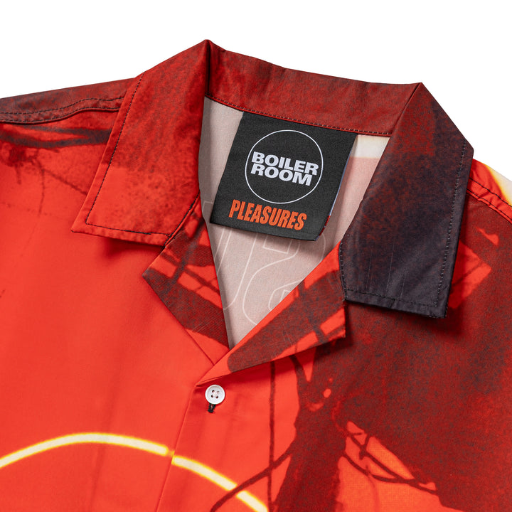 Pleasures x Boiler Venue Button Up | Red