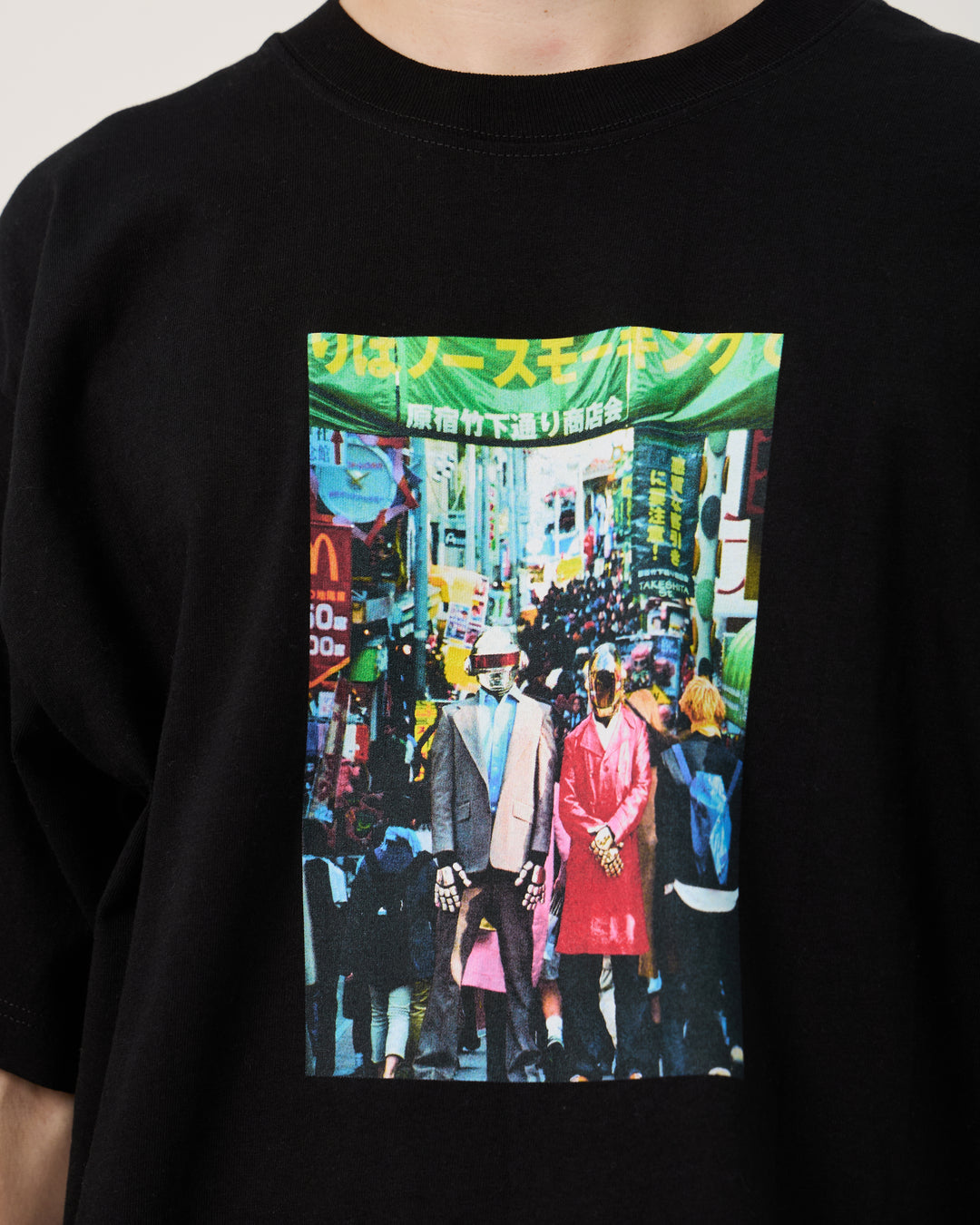 Pleasures x Daft Punk Harajuku Tee | Black