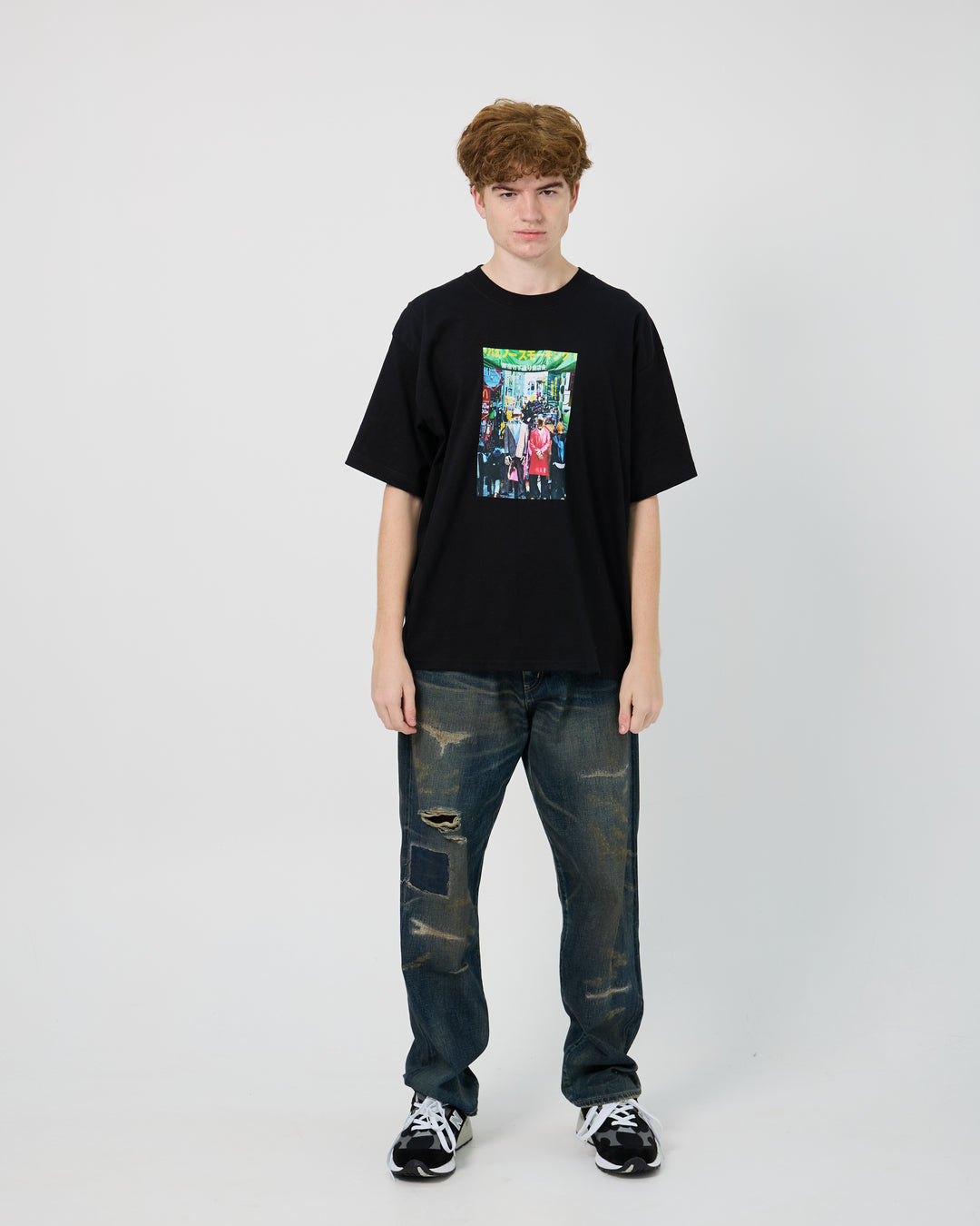 Pleasures x Daft Punk Harajuku Tee | Black