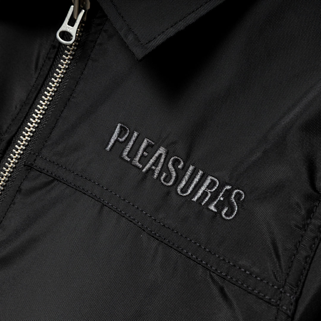 Pleasures x Daft Punk Helmets Nylon Work Jacket | Black