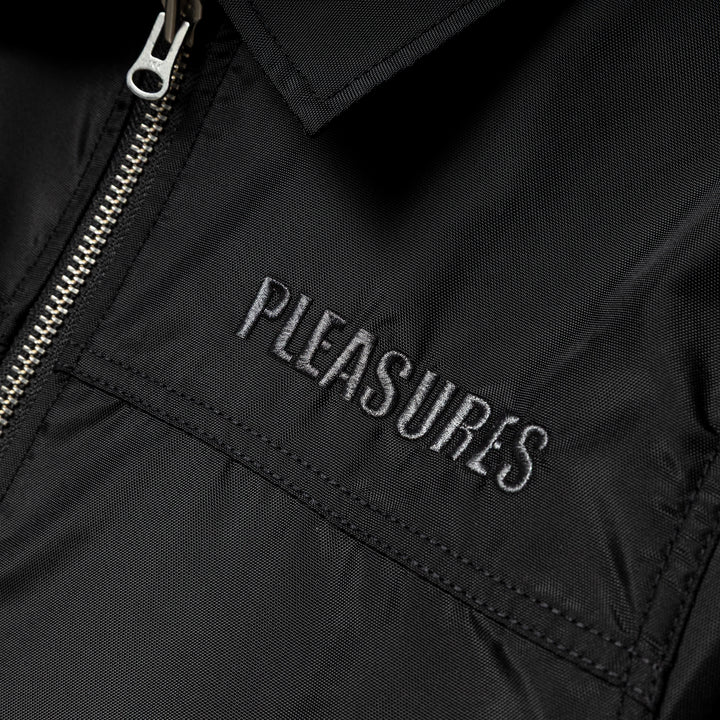 Pleasures x Daft Punk Helmets Nylon Work Jacket | Black