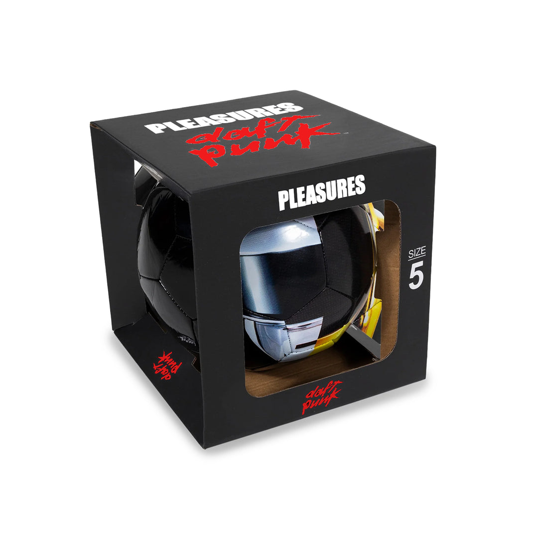 Pleasures x Daft Punk Helmets Soccer Ball | Black