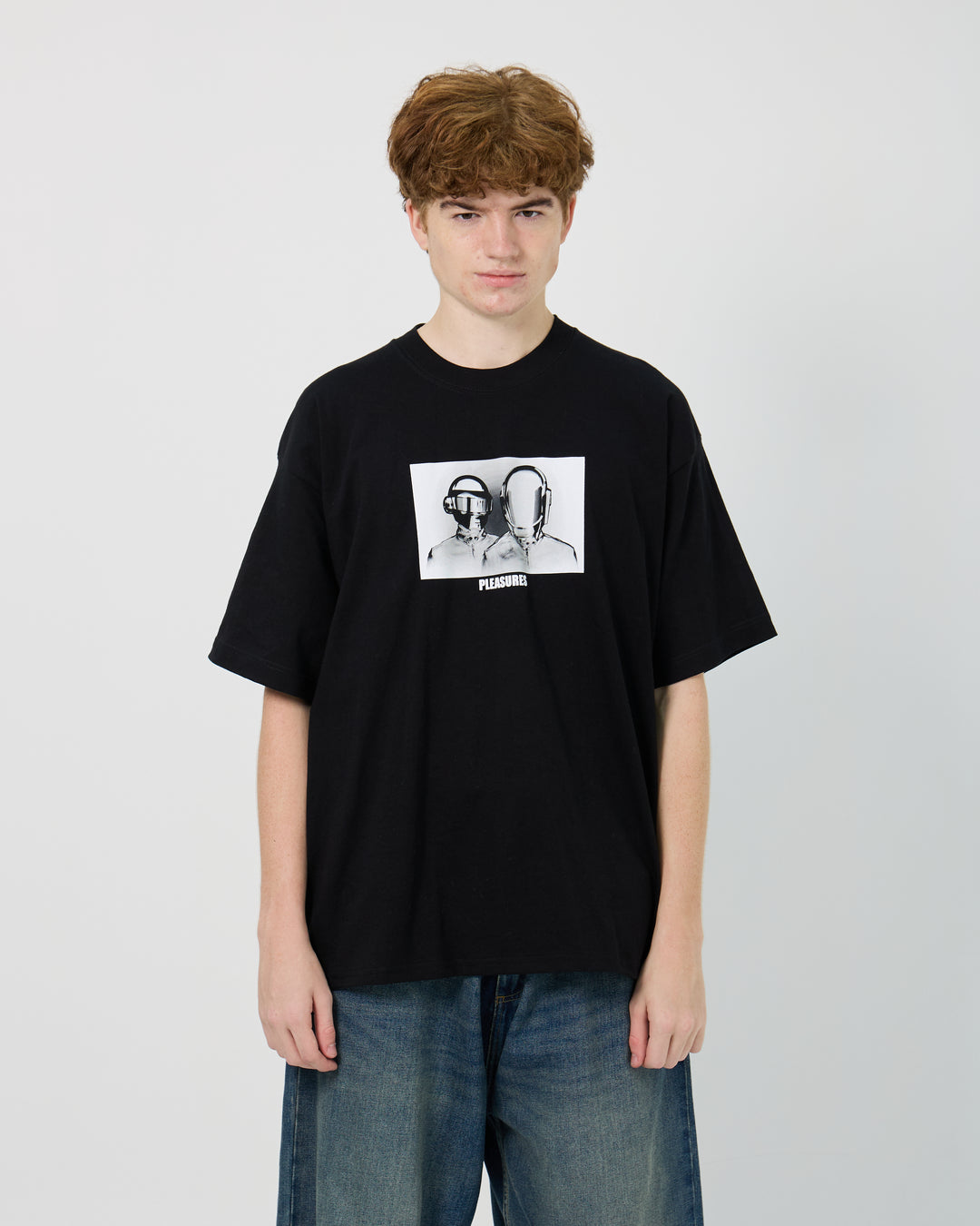 Pleasures x Daft Punk Inverted Tee | Black