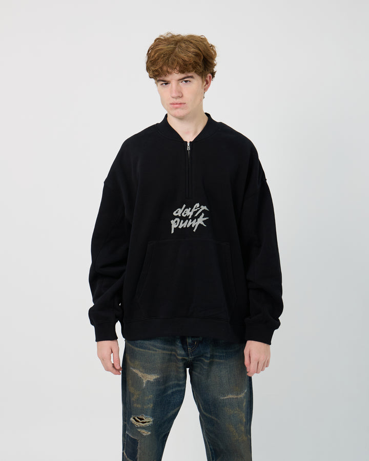 Pleasures x Daft Punk Primetime Quarter Zip | Black