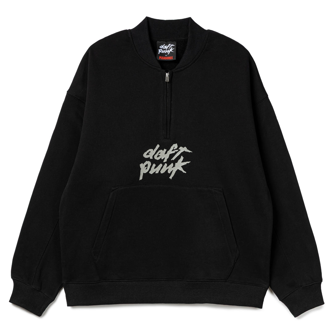 Pleasures x Daft Punk Primetime Quarter Zip | Black