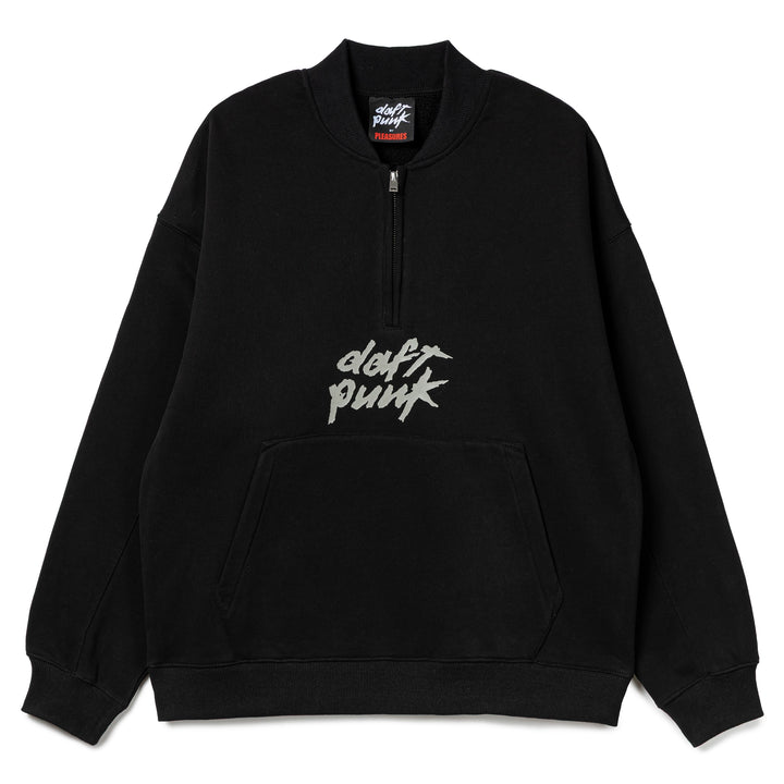 Pleasures x Daft Punk Primetime Quarter Zip | Black