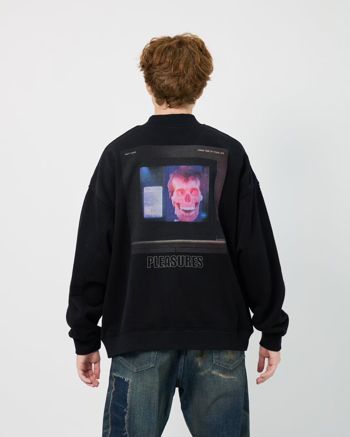 Pleasures x Daft Punk Primetime Quarter Zip | Black