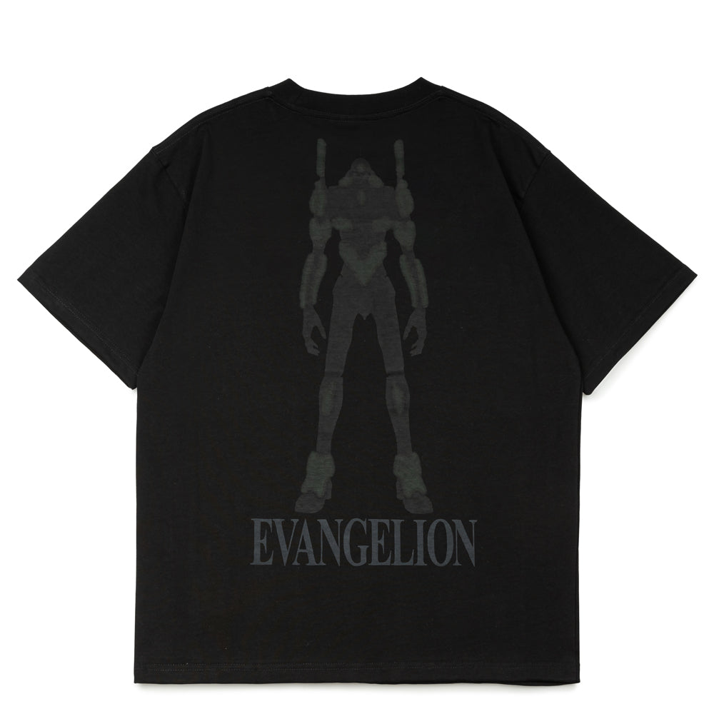 Pleasures x Evangelion Angel Attack Heavyweight Tee | Faded Black