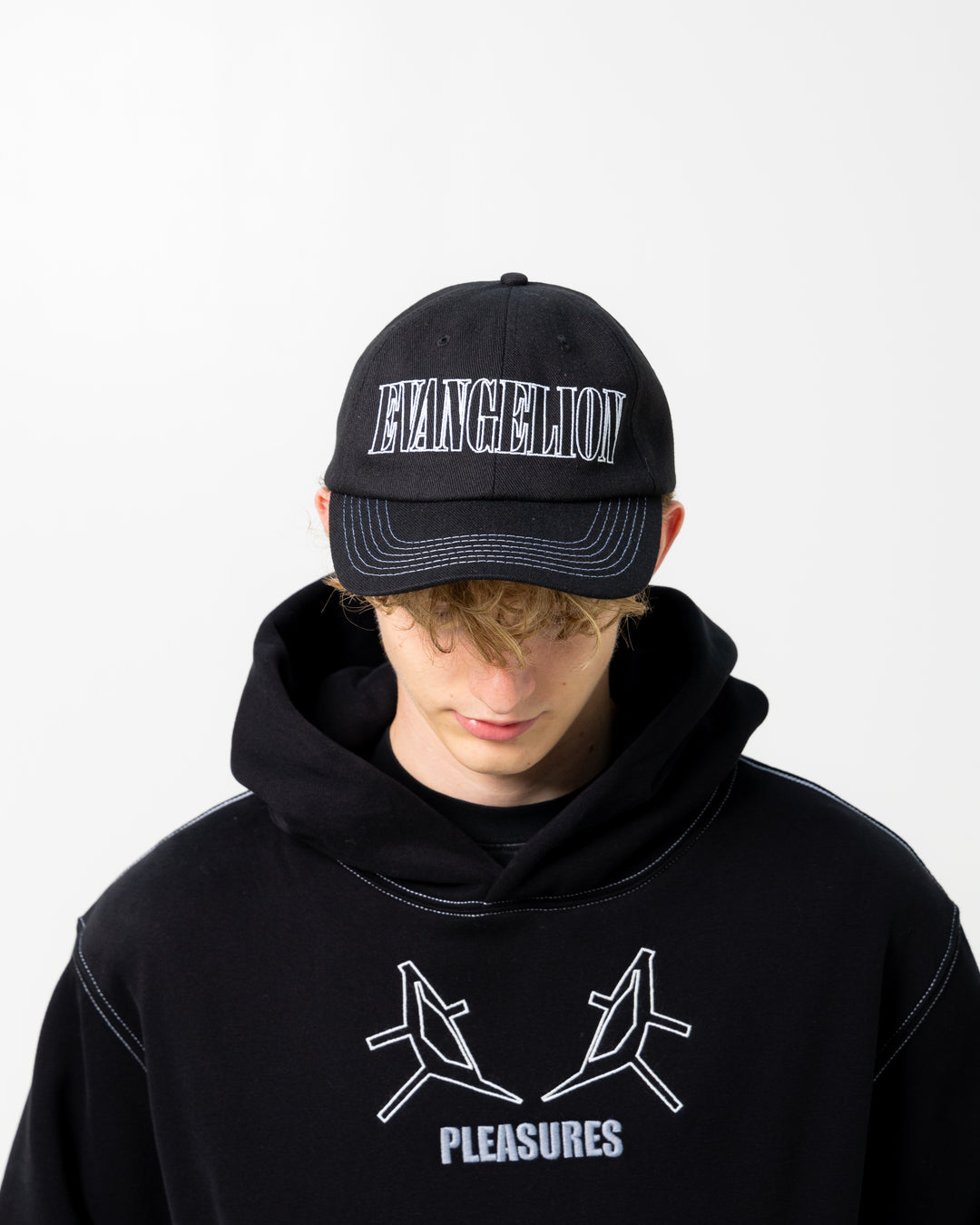 Pleasures x Evangelion Cap | Black