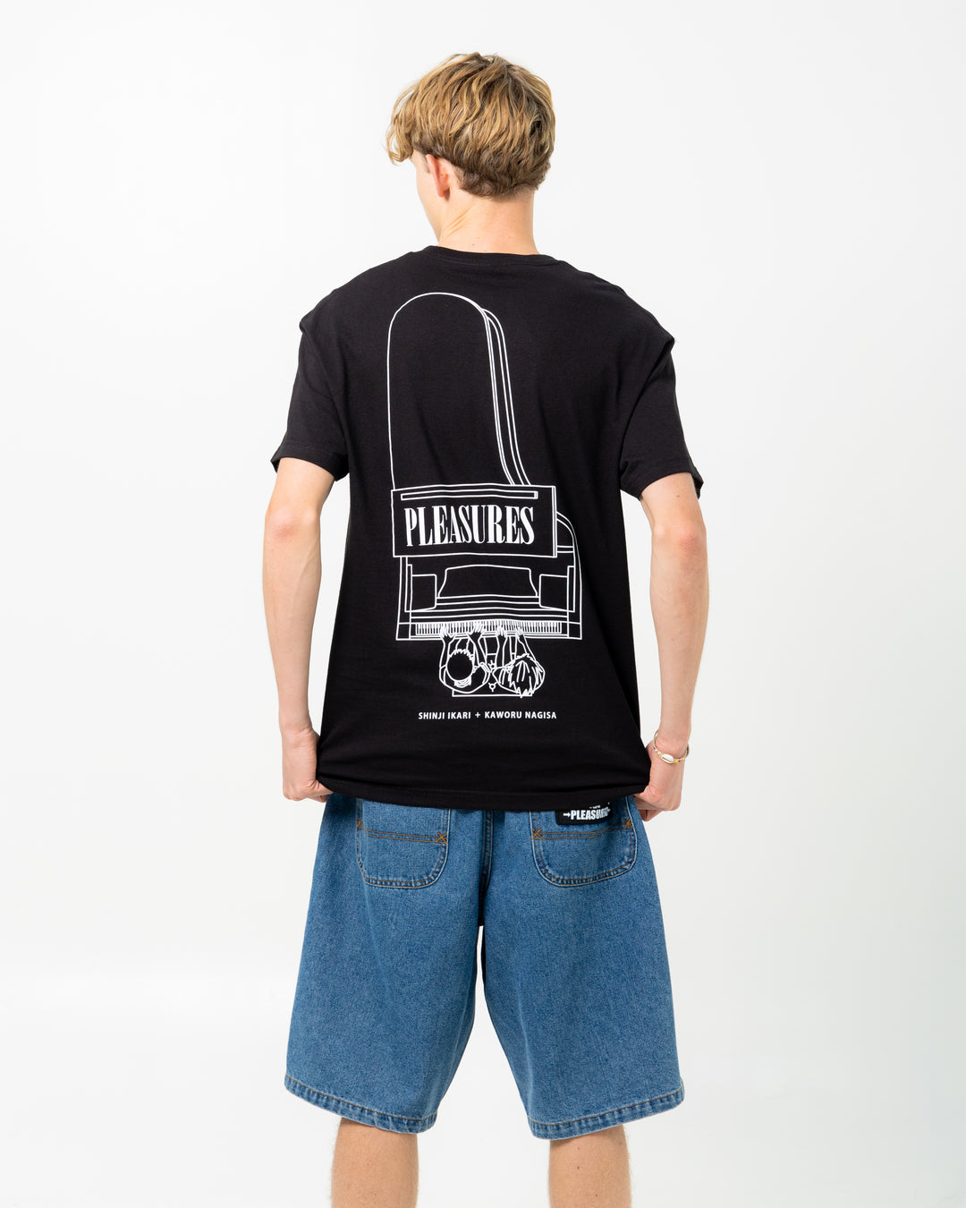 Pleasures x Evangelion Piano Tee | Black