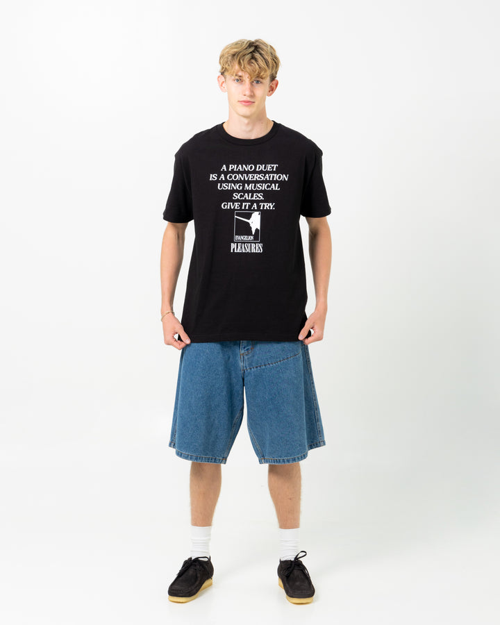 Pleasures x Evangelion Piano Tee | Black