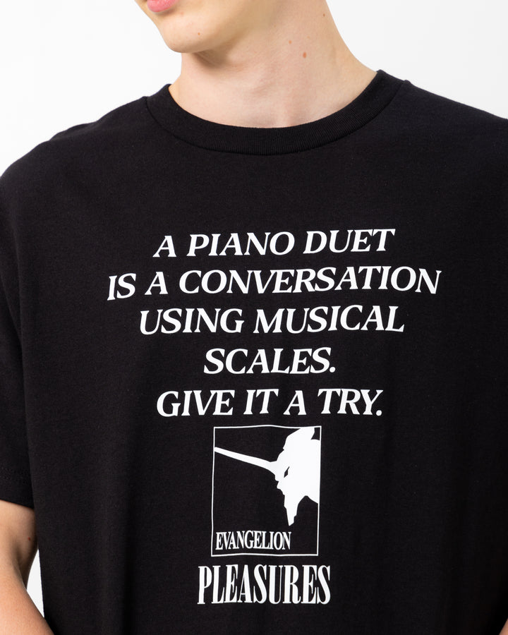 Pleasures x Evangelion Piano Tee | Black