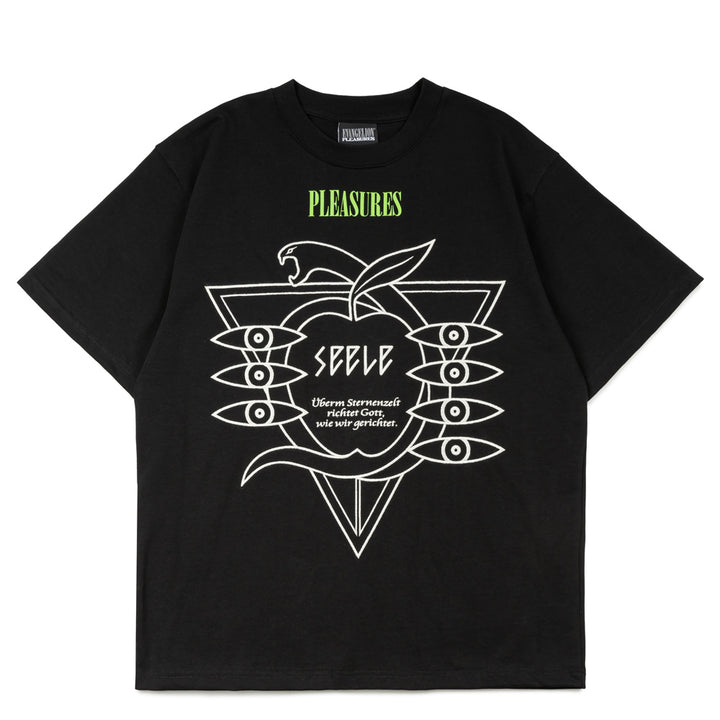 Pleasures x Evangelion Seele Heavyweight Tee | Black