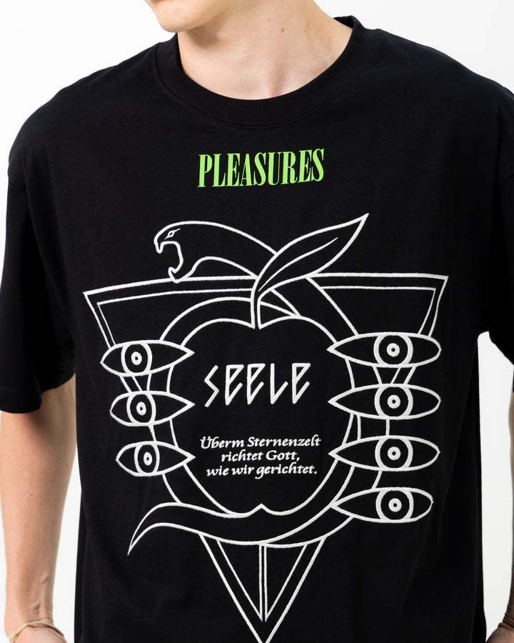 Pleasures x Evangelion Seele Heavyweight Tee | Black